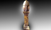 King Tut on a Pillar (Brown)